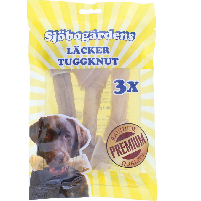 Läs mer om Sjöbogården Hund Tuggknut 3-pack