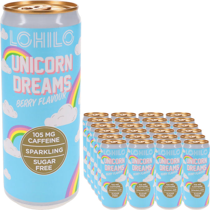 Lohilo Energidryck Unicorn Dreams Bär 24-pack