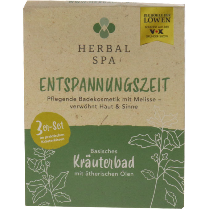 HERBAL SPA Badekissen Entspannungszeit, 3er-Set