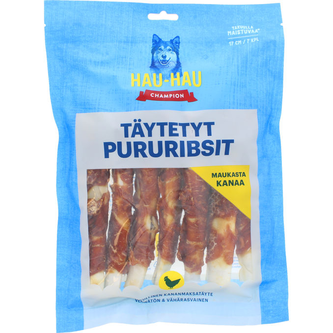 Läs mer om Hau-Hau Champion Hund Tuggpinnar Kyckling 7-pack