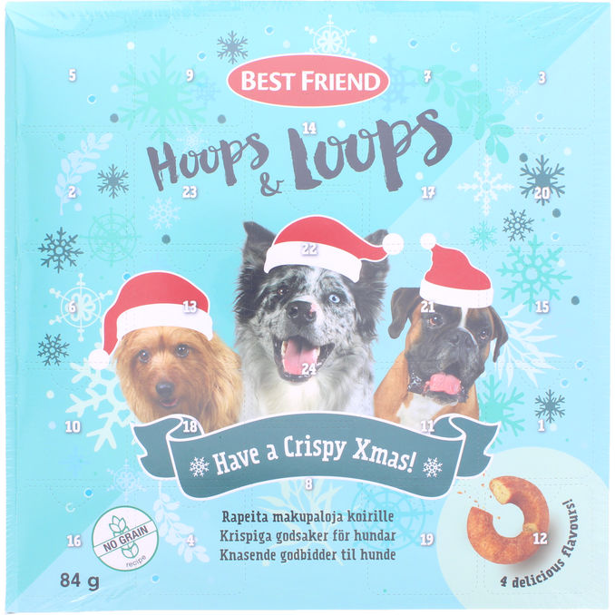 Best Friend Hoops & Loops Hundejulekalender
