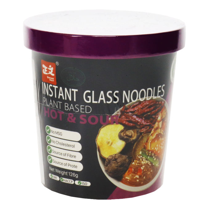 Zhengwen Instant Glasnudeln Plant Based Hot and Sour