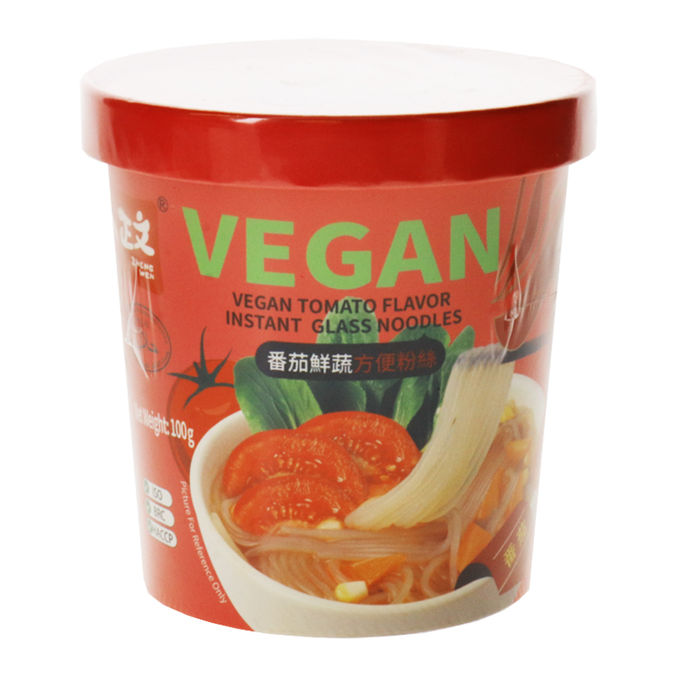 Zhengwen Vegane Instant Glasnudeln Tomato