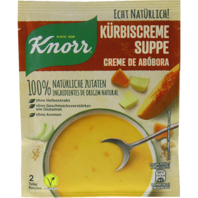 Knorr 100% Natürlich Kürbiscreme Suppe