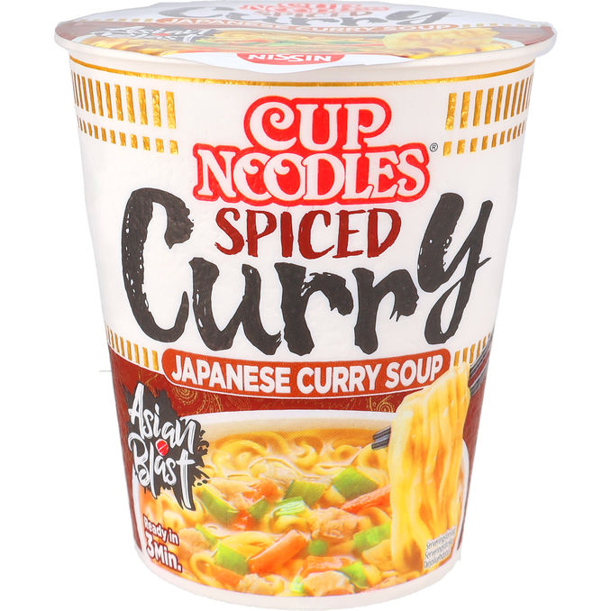 Nissin Kopnudler Stærk Karry