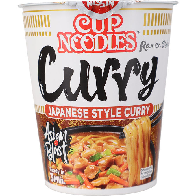 Nissin Kopnudler Stærk Karry