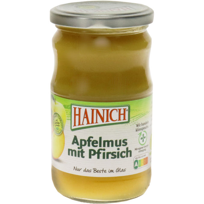 Hainich Apfelmus mit Pfirsich