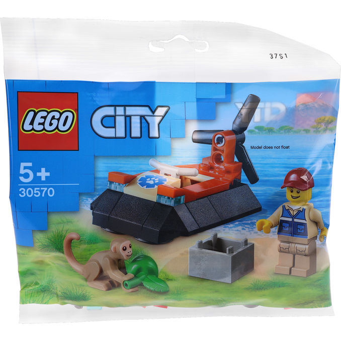 Lego City Villieläinten Pelastusilmatyynyalus