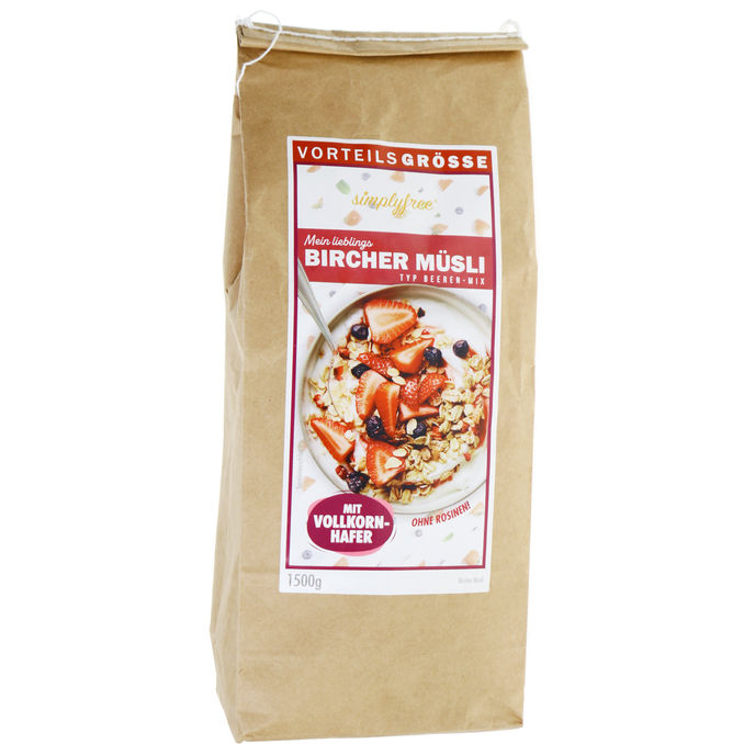 simplyfree Original Bircher-Müsli Berry-Mix (1,5 kg)