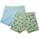Pierre Robert Boxershorts Drenge Lyseblå & Mintgrøn str. 98-104 2-pak