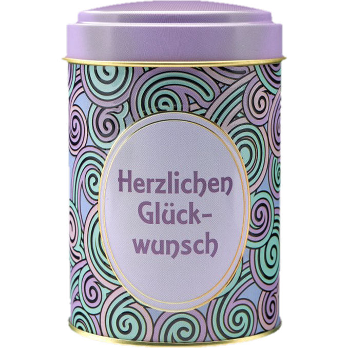 Glück in Dosen Fruchtgummi-Herzen in Dose 