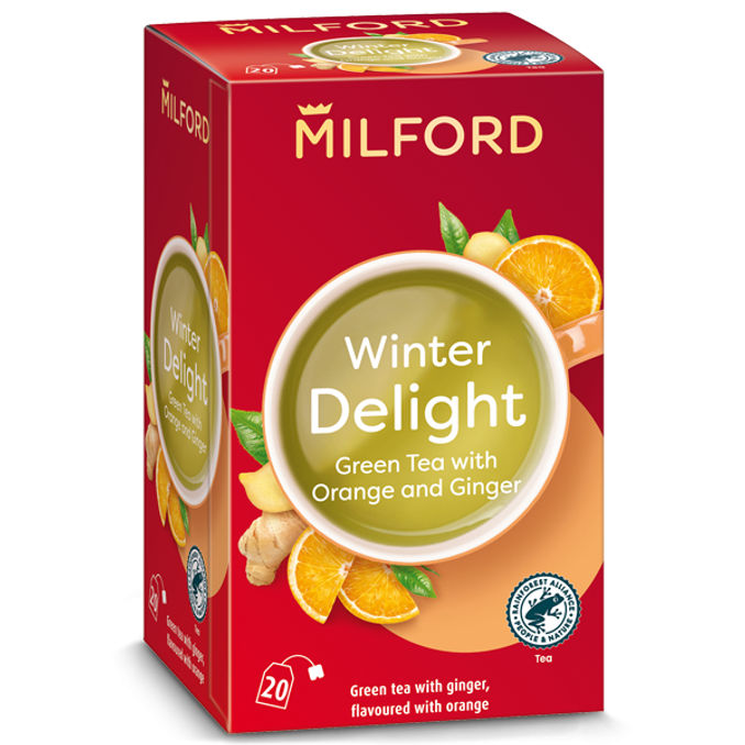 Milford Grüntee Winter Delight Orange Ingwer