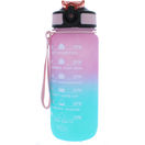 Hol The Hollywood Motivational Bottle - Light Pink & Blue 600ml