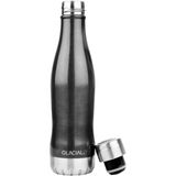 GLACIAL Juomapullo Black Metallic