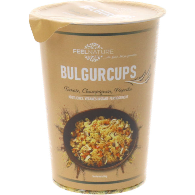 FEELNATURE  Bulgurcup Tomate, Champignon & Paprika