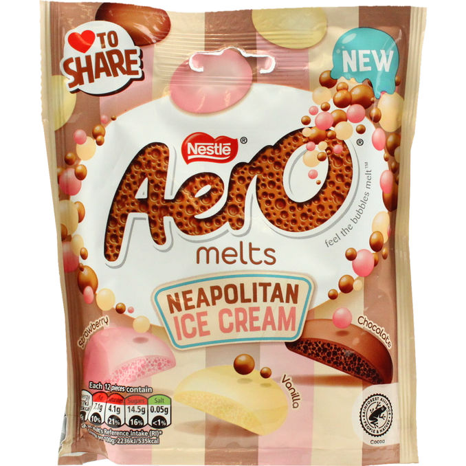 Nestlé Aero Melts Neapolitan