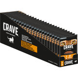 Crave Katzenfutter Portionsbeutel Pastete mit Huhn & Truthahn, 24er Pack