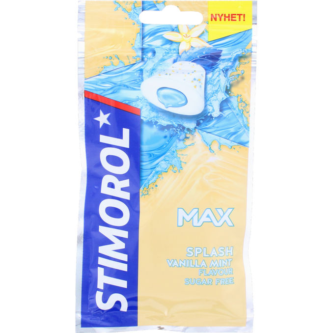 Stimorol Tuggummi Max Splash Vanilla Mint