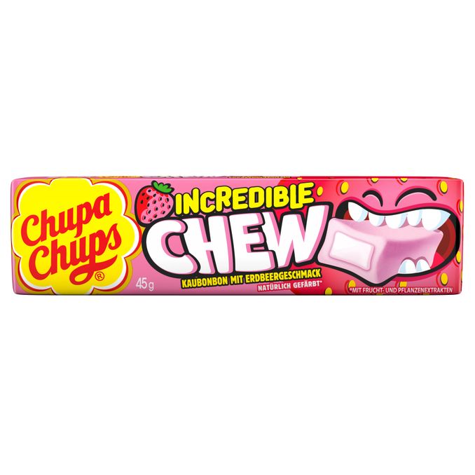 Chupa Chups Kaubonbon Erdbeere