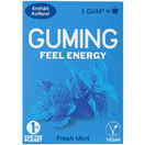 GUMING Energy Kaugummi mit Koffein, Guarana und Vitaminen - Fresh Mint 24g