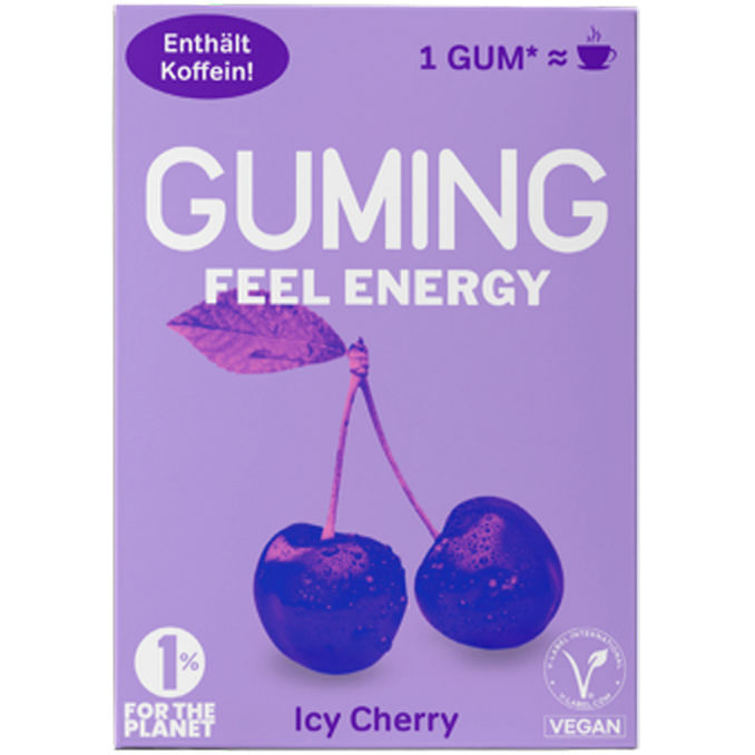 GUMING Energy Kaugummi Icy Cherry