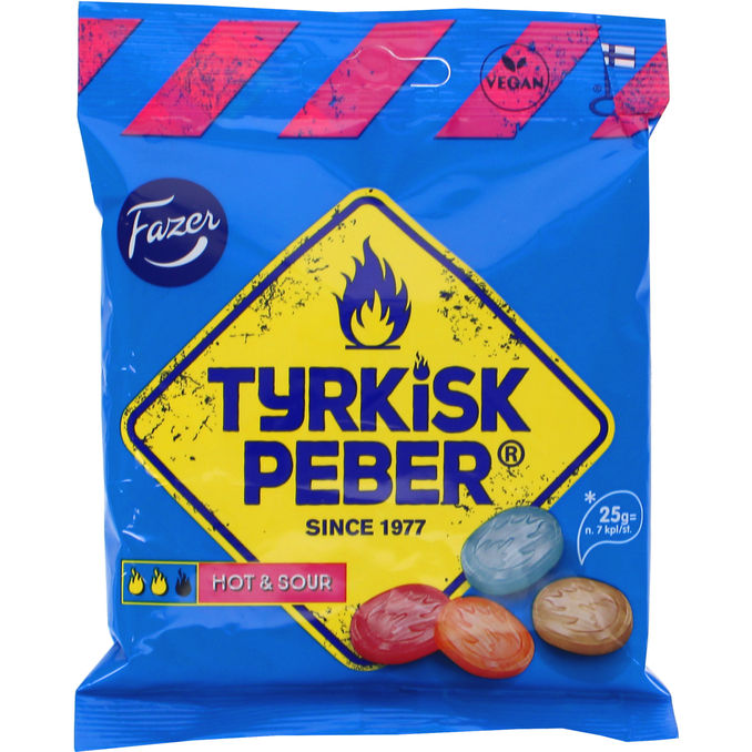 Läs mer om Fazer 2 x Tyrkisk Peber Hot & Sour