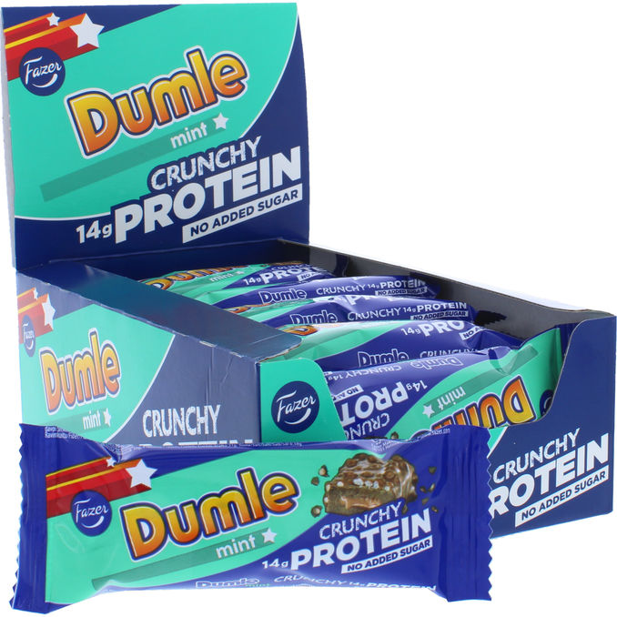 Fazer Proteinbar Dumle Mint Crunchy 15-pack