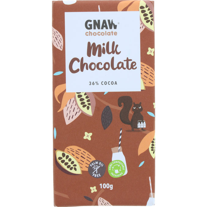 GNAW Chocolate Mjölkchoklad 36% Kakao