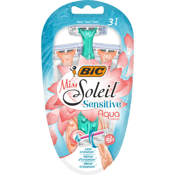 Läs mer om Bic Rakhyvlar Miss Soleil Sensitive 3-pack