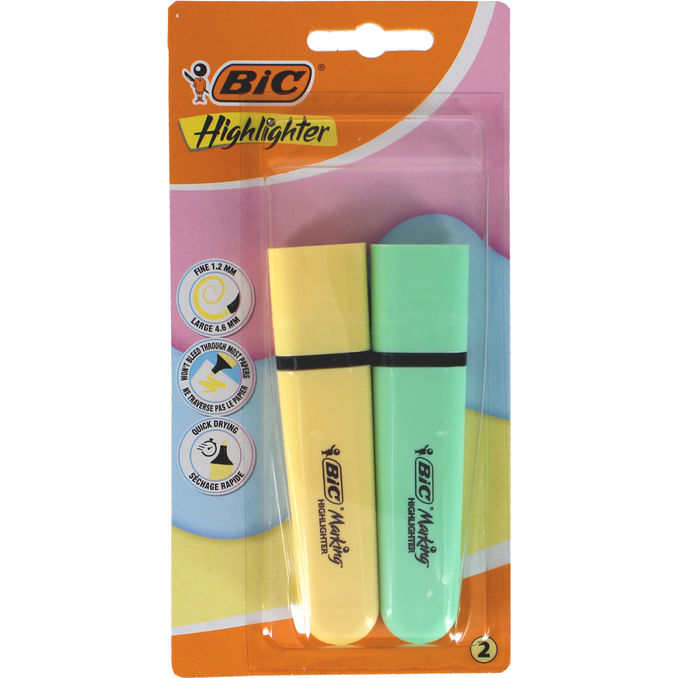 Bic Overstregningstuscher 2-pak