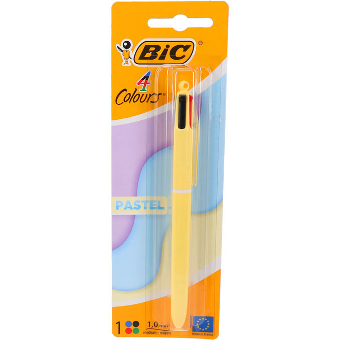 Bic Kuglepen 4 Farver Pastel