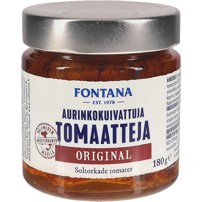 Fontana Aurinkokuivattu Tomaatti