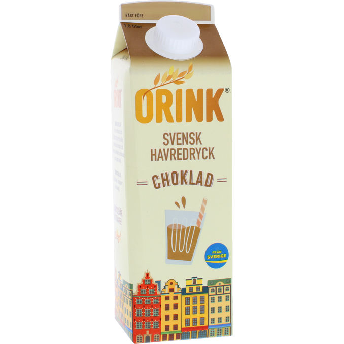 Läs mer om Orink 3 x Havredryck Choklad 1l