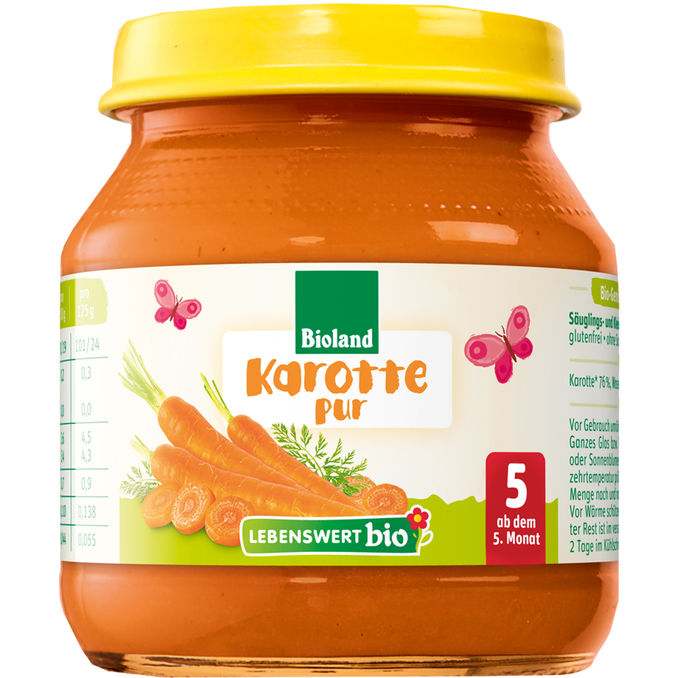 Lebenswertbio BIO Gläschen Karotte pur