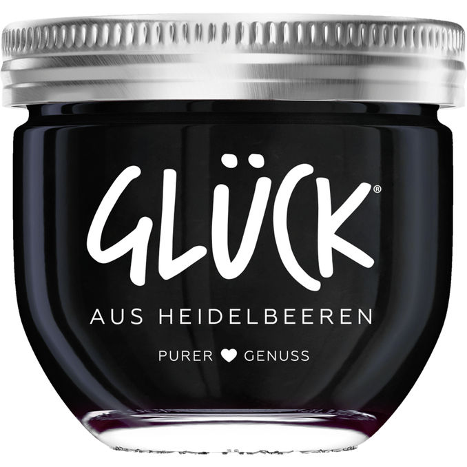 Glück Fruchtaufstrich aus Heidelbeeren