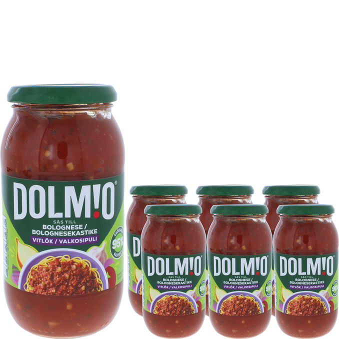 Dolmio Pastasauce m. hvidløg 6-pack