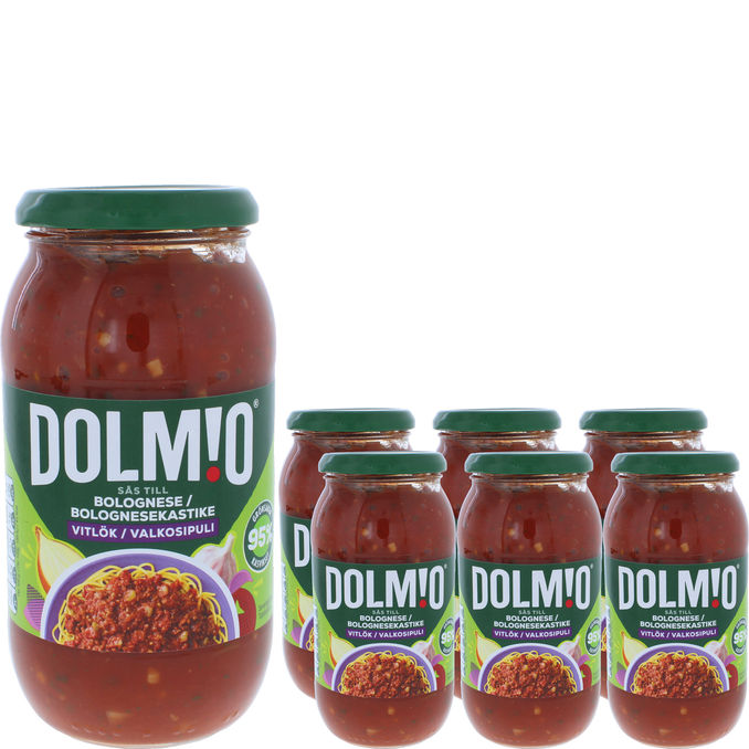 Dolmio Pastasås Vitlök 6-pack