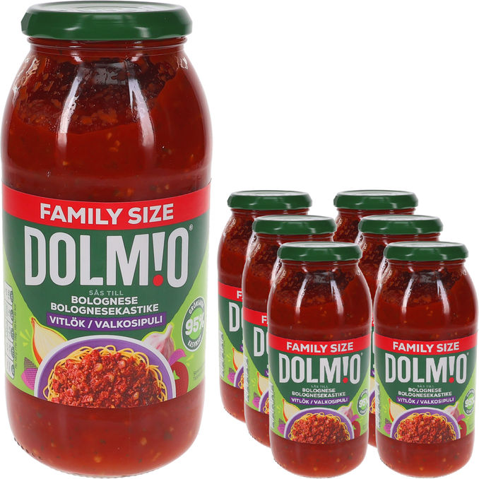 Dolmio Pastakastike Valkosipuli Bolognese 6-pack