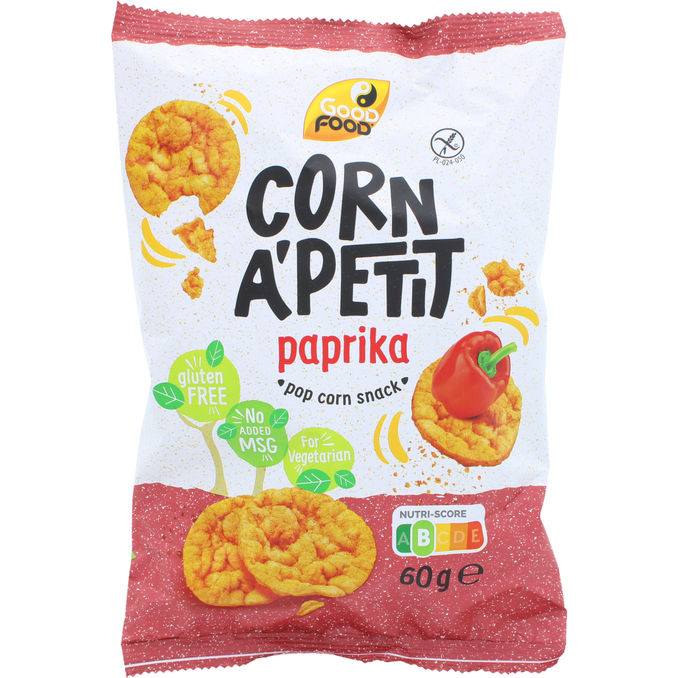 Läs mer om Good Food 3 x Majssnacks Paprika