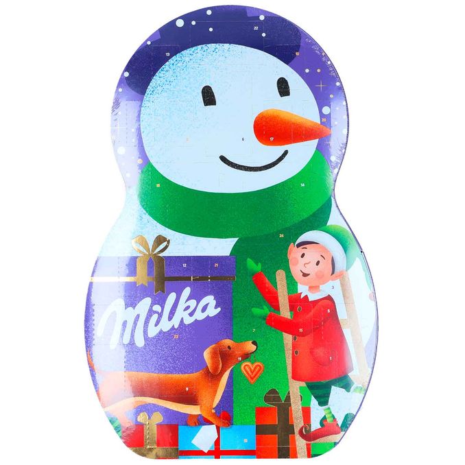 Milka Adventskalender Schneemann