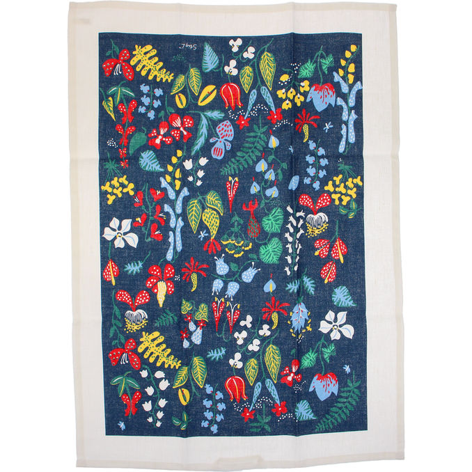 Optodesign Kökshandduk Herbarium Mörk