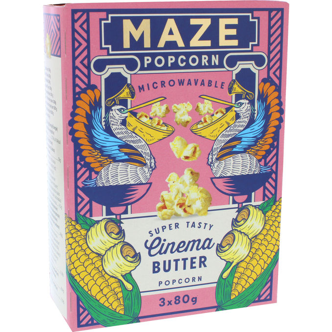 Maze Popcorn Cinema Butter 3-pack