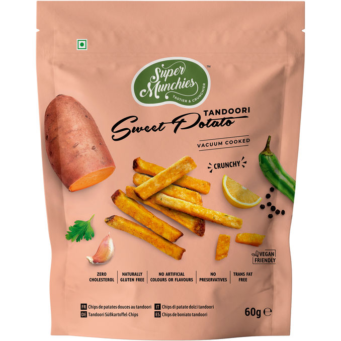 Super Munchies Sweet Potato Chips Tandoori