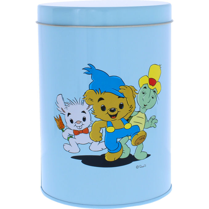 Optodesign Plåtburk Bamse & Vänner Blå