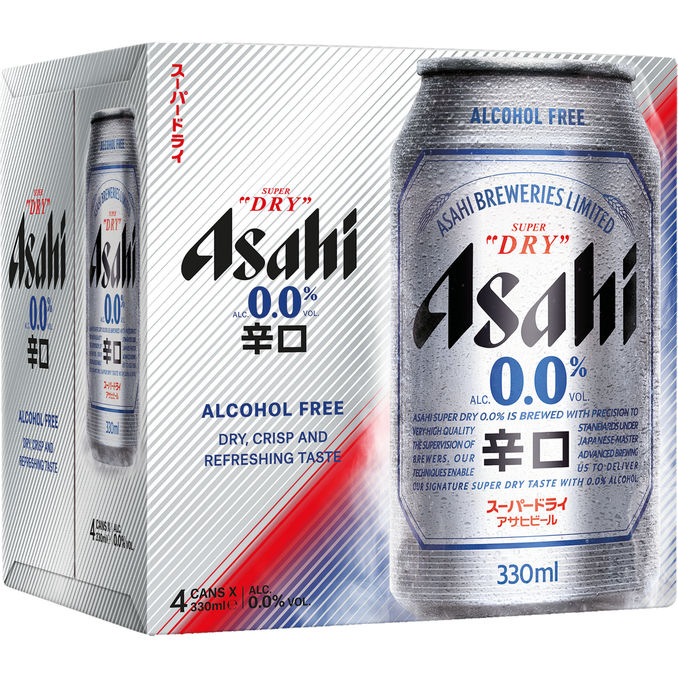 Läs mer om Asahi Öl Lager Alkoholfri 4-pack