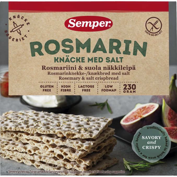 Semper Knækbrød Rosmarin & Salt