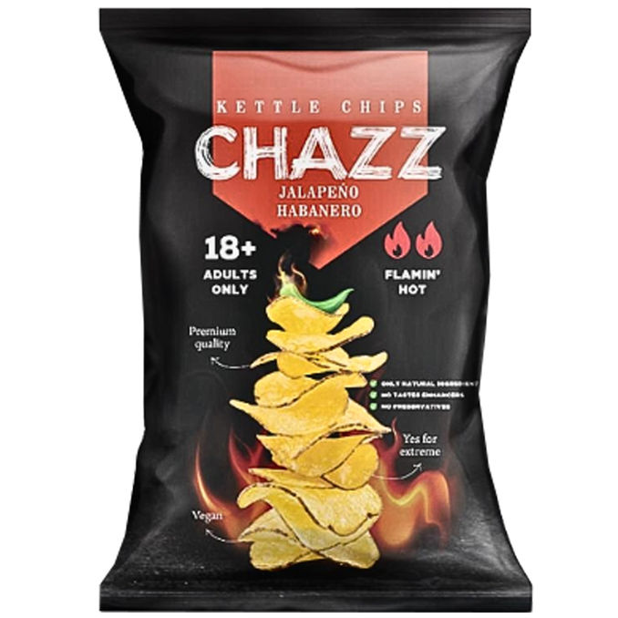 Chazz Kettle Chips Jalapeño & Habanero