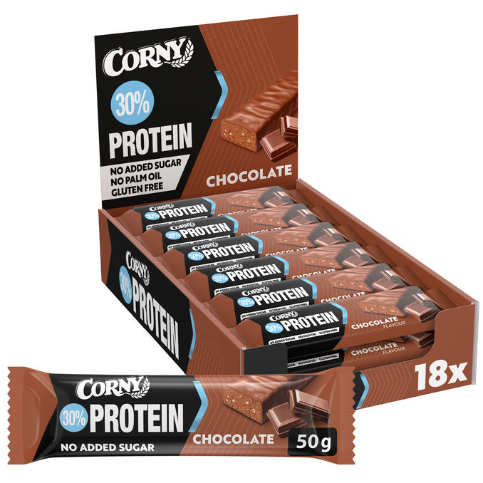 Corny Proteinriegel Schoko, 18er Pack