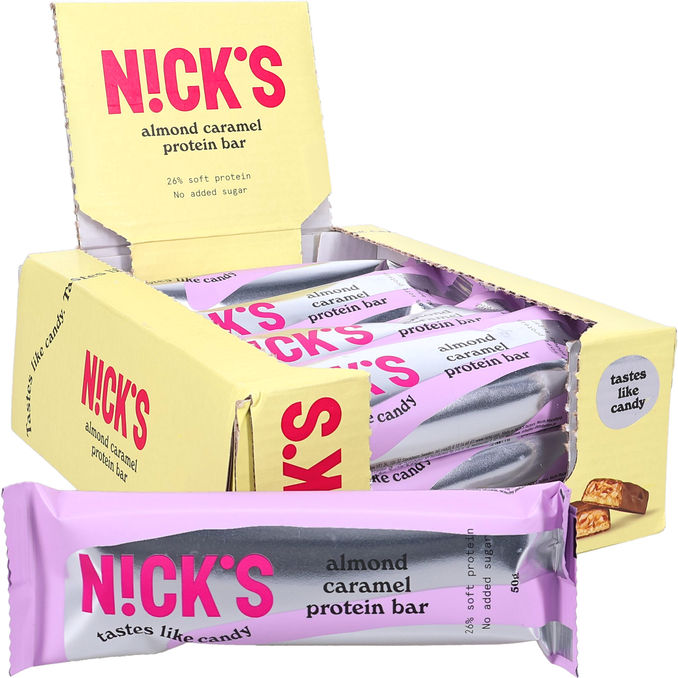 N!CK'S Proteinbar Almond-Caramel 12-pack