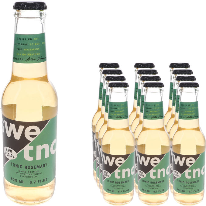 Swedish Tonic Tonic Vatten Rosmarin 12-pack